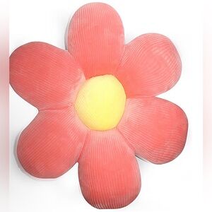 Pillow Pink Daisy Flowers Pillow 13.8" NIP